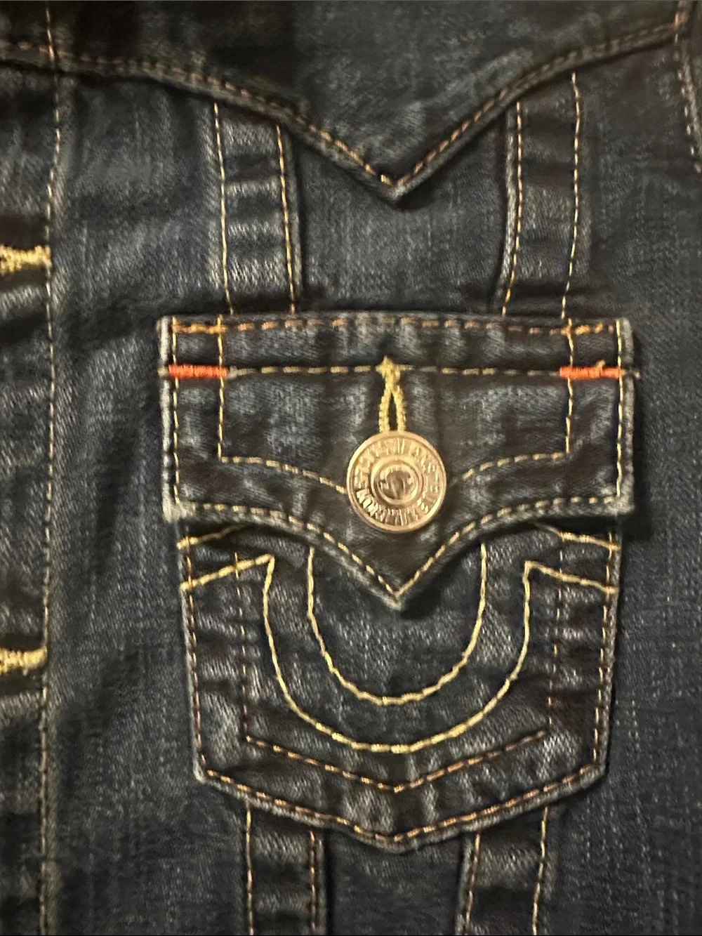 True Religion Kids Indigo Denim Jacket - Size L